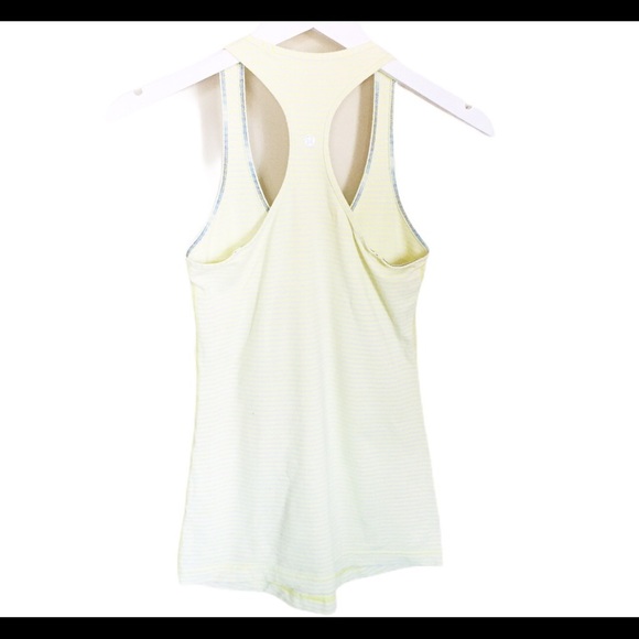 LULULEMON Cool RacerBack Tank Lemon/Lilac Size Small - Picture 7 of 11